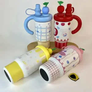 فلاسک دسته بغل طرح میوه ای