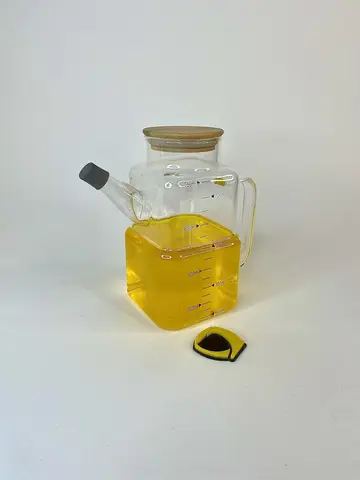 روغن ریز پیرکس مربع دوتکه 750 میل روغن ریز پیرکس مربع دوتکه 750 میل