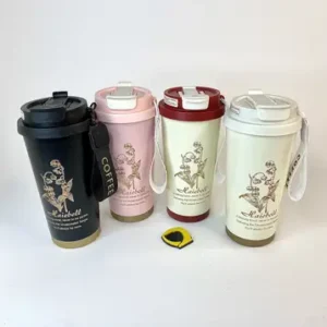 تراول ماگ طرح گل 530 میل