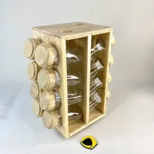 جای ادویه چرخشی کتابی 16 عددی شنگیا