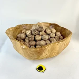 ظرف میوه خوری دفرمه بزرگ چوب عود