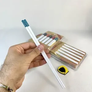 چاپستیک سفید سر ماهی مربع
