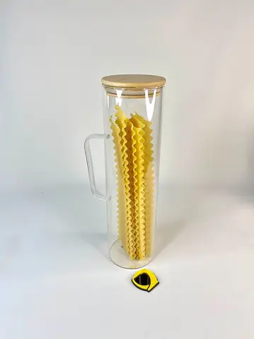 بانکه پیرکس ماکارونی دسته دار گرد بانکه پیرکس ماکارونی دسته دار گرد
