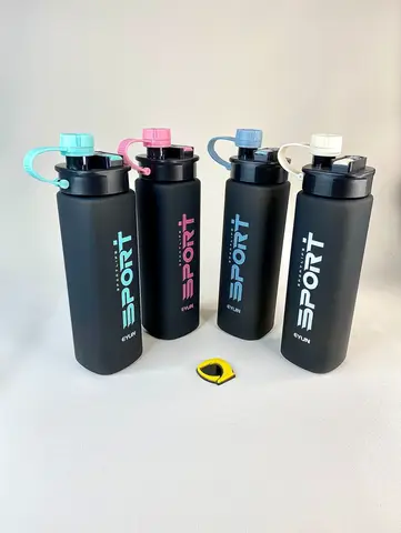 قمقمه ورزشی 770 میل SPORT مربع مشکی برند ایون قمقمه ورزشی 770 میل SPORT مربع مشکی برند ایون