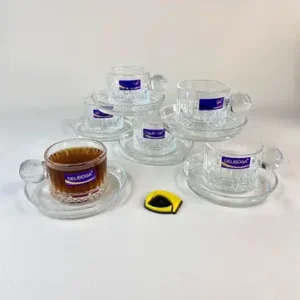 ست قهوه خوری و نعلبکی الیسا 6 عددی 100 میل