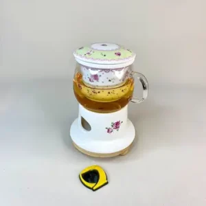 لیوان دمنوش پیرکس با وارمر آنجلا ZP-261
