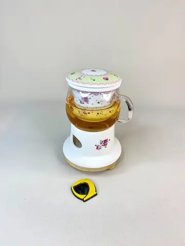 لیوان دمنوش پیرکس با وارمر آنجلا ZP-261 لیوان دمنوش پیرکس با وارمر آنجلا ZP-261