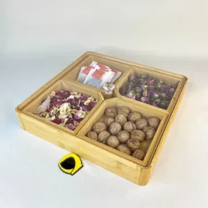 اردوخوری بامبو مربع 4 خانه درب الماسی
