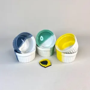 رمکین دورنگ 6 عددی 4×7/5 سانتیمتر دنی هوم