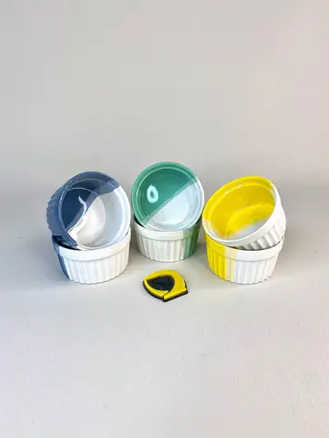 رمکین دورنگ 6 عددی 4×7/5 سانتیمتر دنی هوم رمکین دورنگ 6 عددی 4×7/5 سانتیمتر دنی هوم