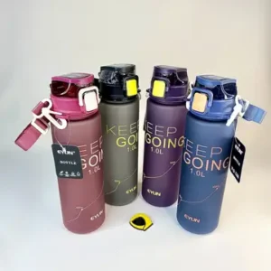 قمقمه ورزشی یک لیتری بند دار KEEP GOING ایون